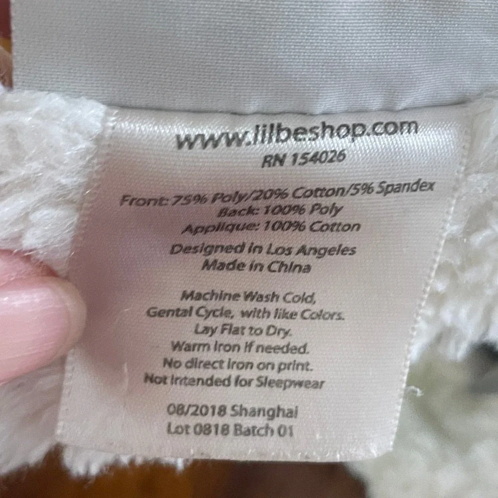 Lil Be Unisex Striped Moon Graphic Crib Blanket Grey Sherpa Celestial Cozy